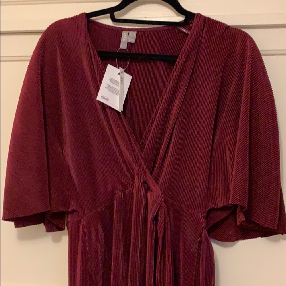 ASOS Plisse Wrap Maxi Dress - NWT - NEVER WORN